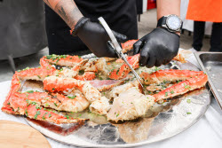 Food festival Moscow Rides the Wave. The Fish Week