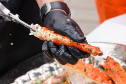 Food festival Moscow Rides the Wave. The Fish Week