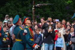 Changing of guard in St Petersburg
