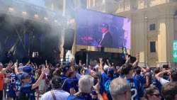 Inter and PSG fans prepare for Champions League final in Munich