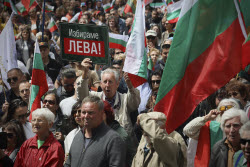 Bulgaria Eurozone Protest