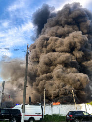 Пожар в Красногорске