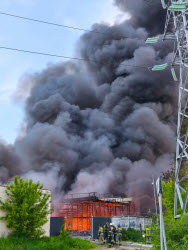 Пожар в Красногорске