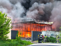 Пожар в Красногорске