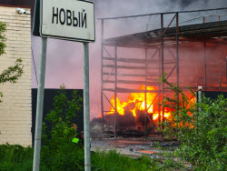 Пожар в Красногорске