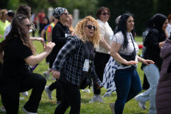 Women in Ankara join Guinness World Record attempt for largest aerobic gathering