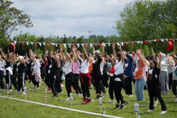 Women in Ankara join Guinness World Record attempt for largest aerobic gathering