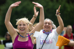 Women in Ankara join Guinness World Record attempt for largest aerobic gathering