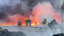 ВИДЕО. Пожар в Красногорске