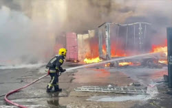 Пожар в Красногорске