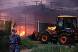Пожар в Красногорске