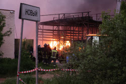 Пожар в Красногорске