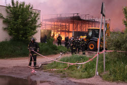 Пожар в Красногорске