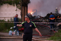 Пожар в Красногорске