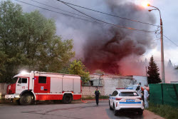 Пожар в Красногорске
