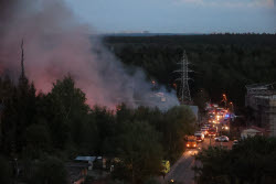 Пожар в Красногорске