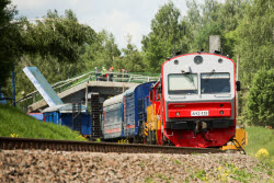 Сход поезда с рельсов в Брянской области