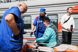 Обстановка на Киевском вокзале после ЧП с поездом в Брянской области 
