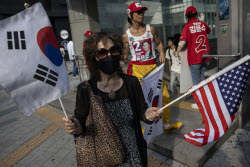 South Korea's presidential candidate Kim Moon-soo holds campaign rally