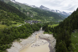 Aftermath of Birch Glacier collapse in Switzerland