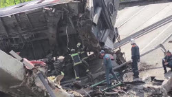 ВИДЕО. Сход поезда с рельсов в Брянской области