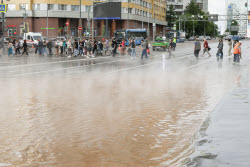 Обстановка у метро "Молодежная" в Москве