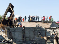 Сход поезда с рельсов в Брянской области
