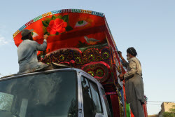 Truck art workshop in Rawalpindi