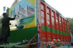 Truck art workshop in Rawalpindi