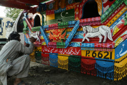 Truck art workshop in Rawalpindi