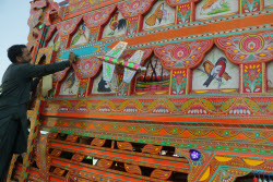 Truck art workshop in Rawalpindi