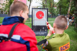 Празднование Дня защиты детей в Луганске