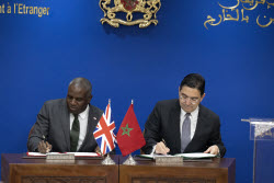 British Foreign Secretary David Lammy visits Morocco