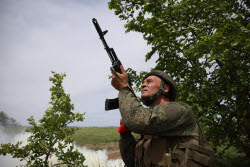 Russian Army medics at work in special military operation zone
