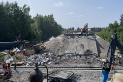 Response to overpass collapse in Bryansk Region, Russia