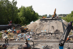 Response to overpass collapse in Bryansk Region, Russia