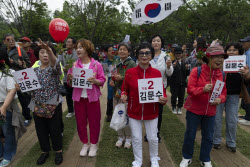 South Korean Presidential candidate Kim Moon-soo's election campaign in Seoul