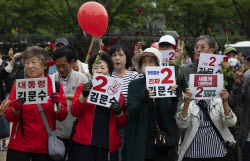 South Korean Presidential candidate Kim Moon-soo's election campaign in Seoul