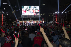 South Korean Presidential candidate Kim Moon-soo's election campaign in Seoul