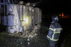 Ukrainian drone attack on electrical substation in Kherson Region