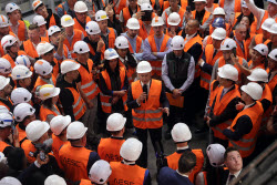 French President Macron visits Envision AESC battery factory