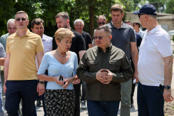Russian Construction, Housing and Utilities Minister Faizullin on working trip to Kherson Region