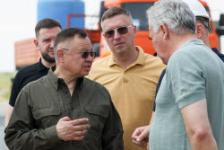 Russian Construction, Housing and Utilities Minister Faizullin on working trip to Kherson Region