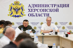 Russian Construction, Housing and Utilities Minister Faizullin on working trip to Kherson Region