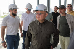 Russian Construction, Housing and Utilities Minister Faizullin on working trip to Kherson Region