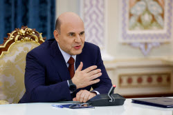 Russian PM Mishustin visits Tajikistan