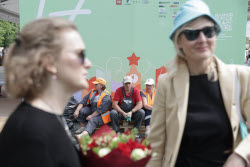 Red Square Book Festival in Moscow