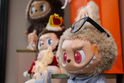 Labubu toys on sale in Moscow