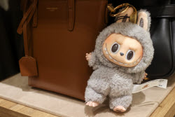 Labubu toys on sale in Moscow