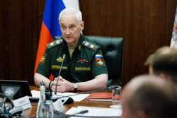 Russia's Defence Minister Belousov chairs meeting on demining border areas
